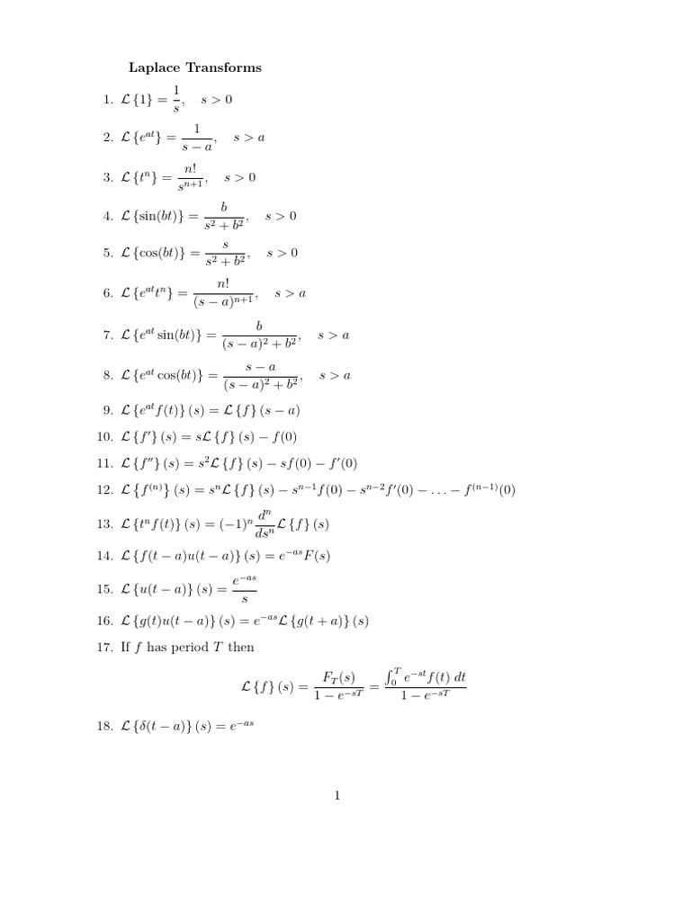 Formulas Second Exam | PDF