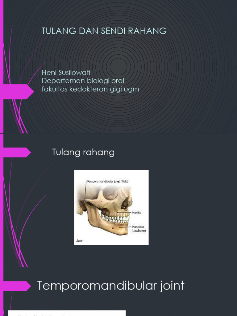 Memahami Sendi Temporomandibular | PDF