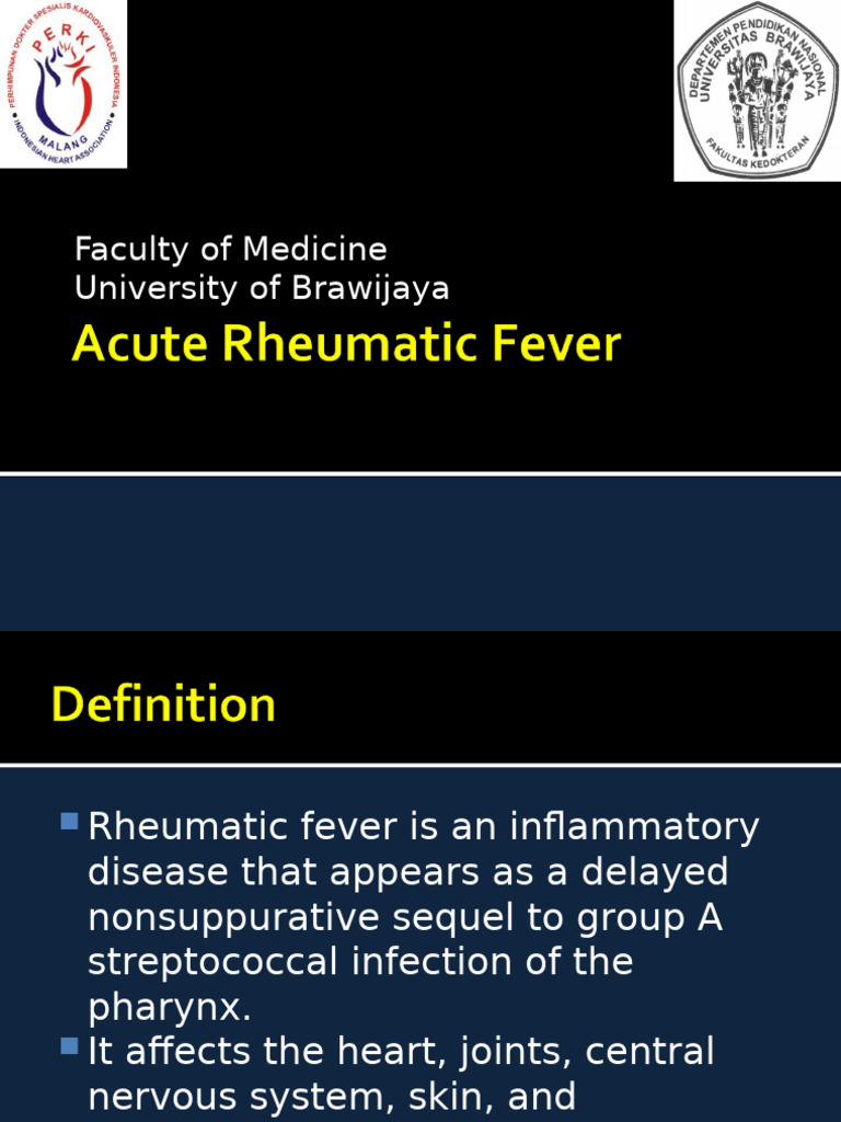 16 Acute Rheumatic Fever - Kamis | PDF | Immunology | Medicine