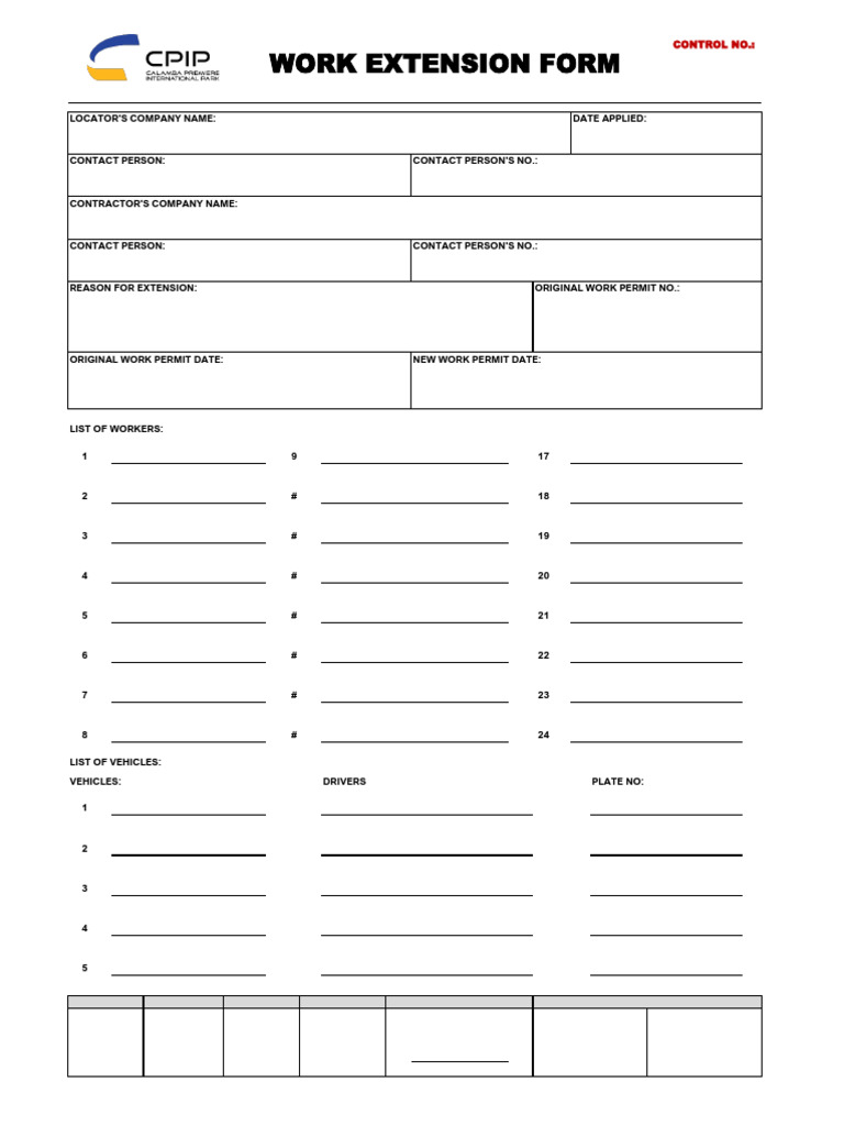 Work Permit Extension 2025 | PDF