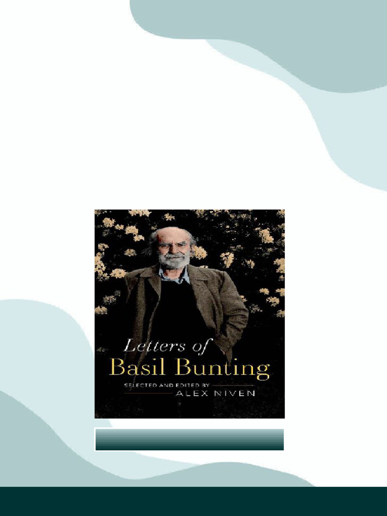 Letters of Basil Bunting Alex Niven Online Reading | PDF | Mathematics ...