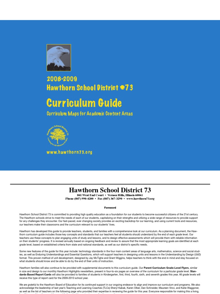 Preparing Students for Success: An Overview of the Hawthorn School 