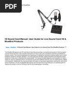 f998 Live Sound Card Audio Mixer Manual | PDF | Battery Charger ...