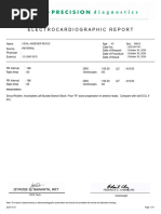 Normal Chest X-Ray Report | PDF