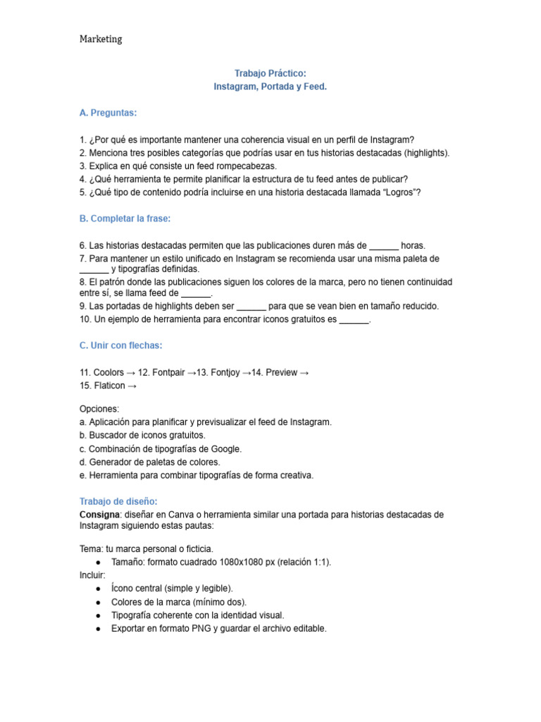 Optimiza tu Perfil de Instagram | PDF
