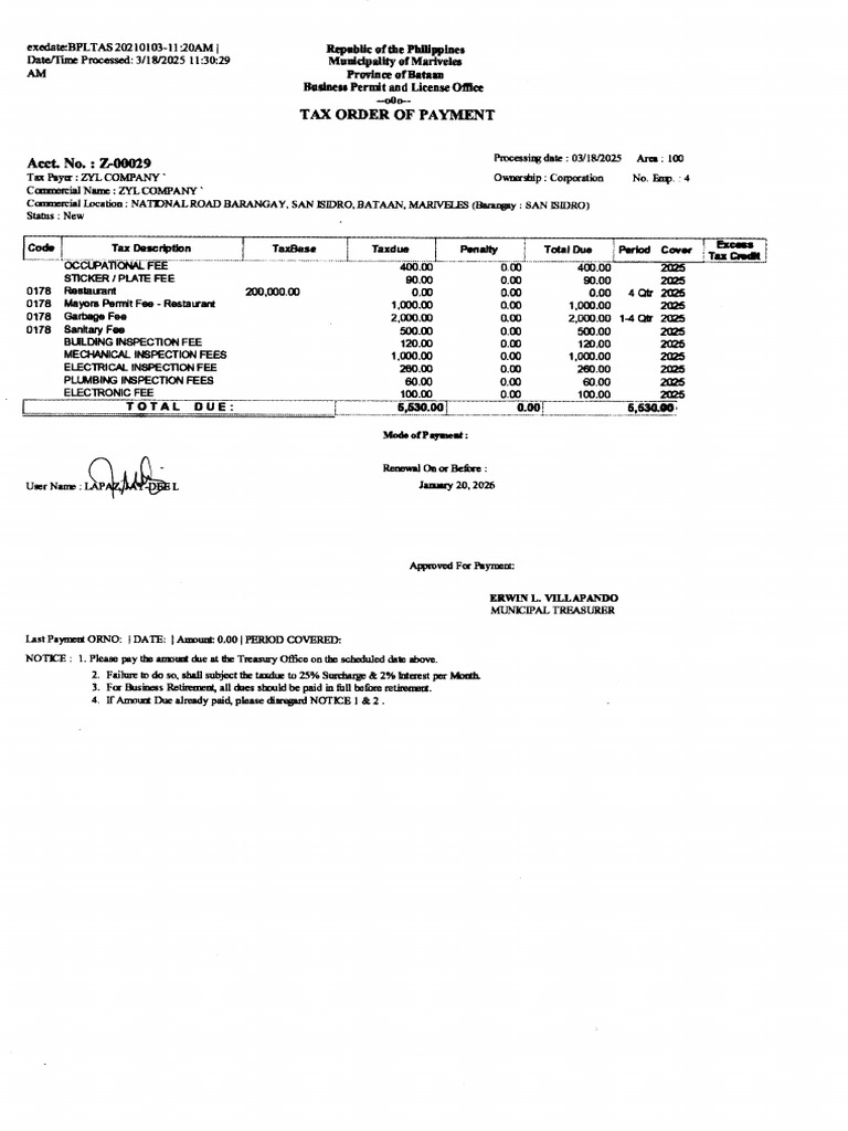 Order of Payment20250414 - 11323922 | PDF