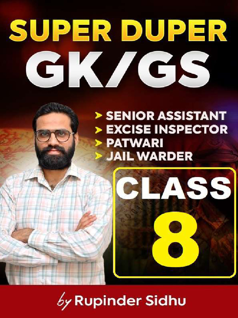 Rupinder Sidhu Academy: Class 8 Series | PDF | Indian National Congress