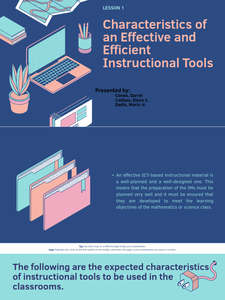 Effective Characteristics of Instructional Tools | PDF | Learning ...