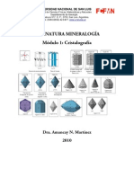 Mineralogía Modulo 1 (2010) Cristalografía