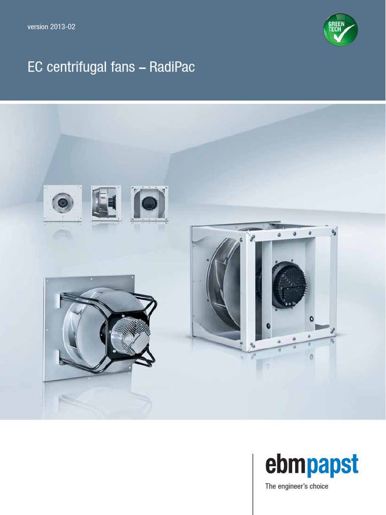 RadiPac EC Fans: Efficiency & Design | PDF | Environmental Technology ...