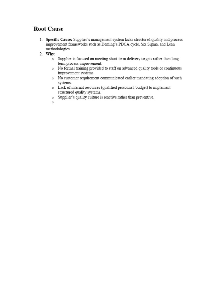 Root Cause | PDF