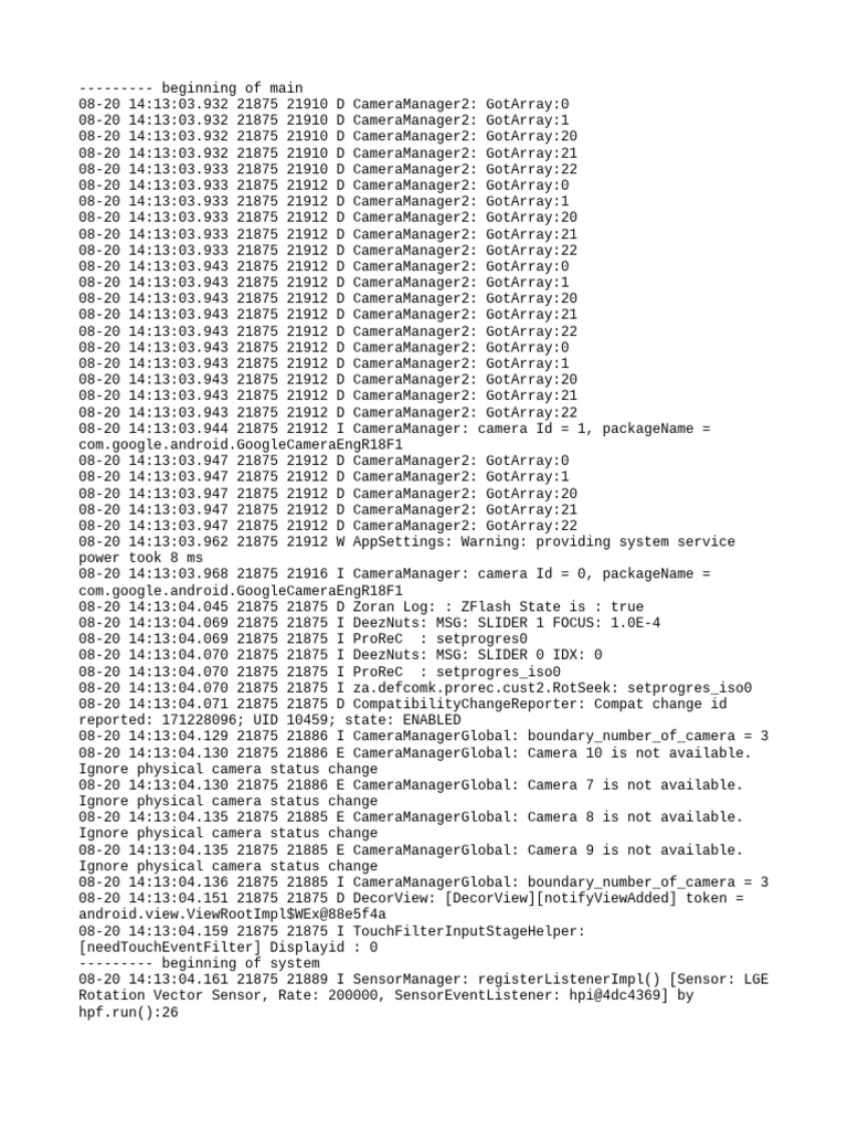 Log Cat 1755688383797 | PDF | Computer Architecture | Software Engineering