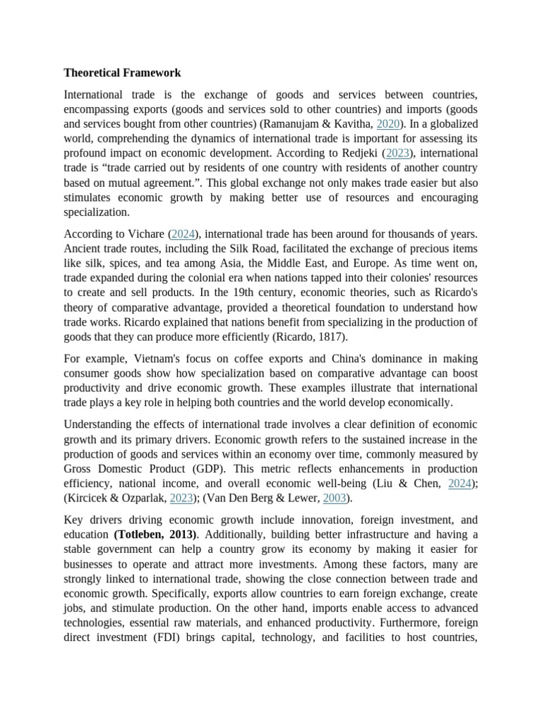 International Trade and Economic Growth Insights | PDF | Economic ...