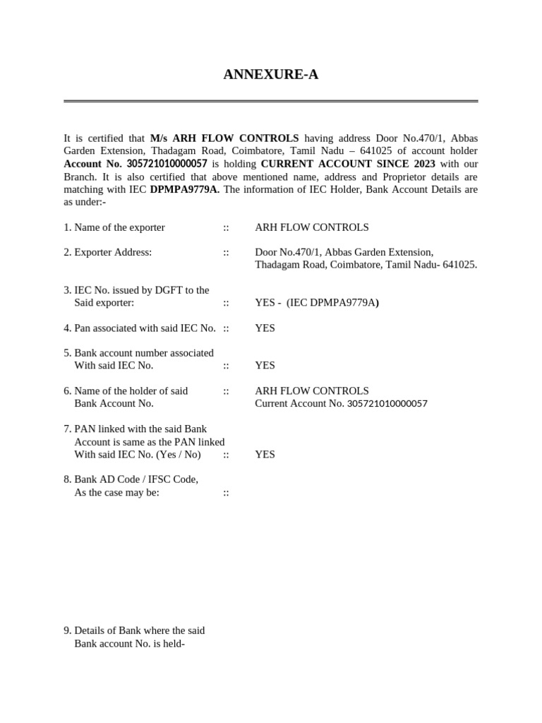Ad Code Regd Format | PDF