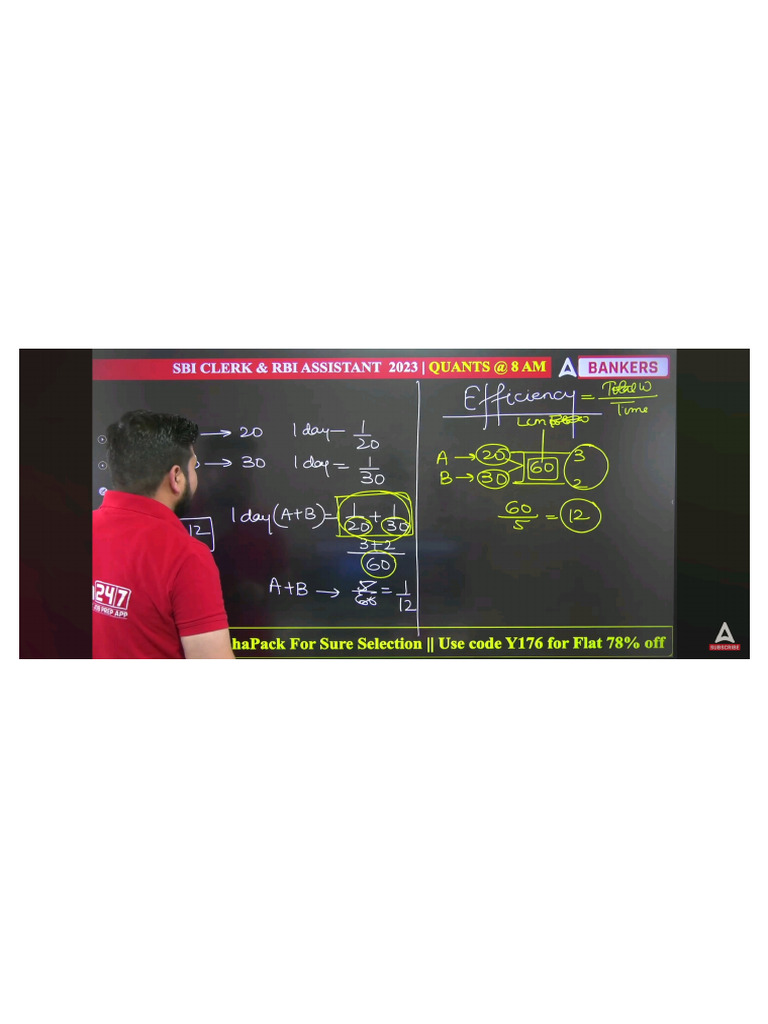 Time and Work Notes | PDF