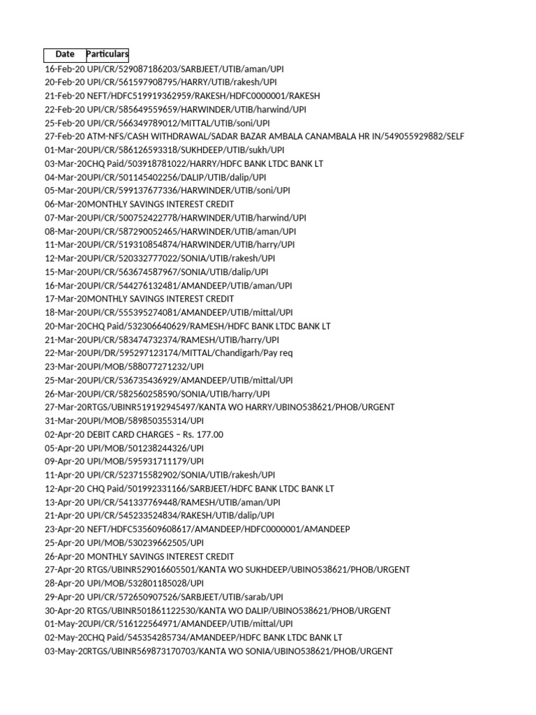 Generated Bank Statement | PDF | Banking | Banking Technology
