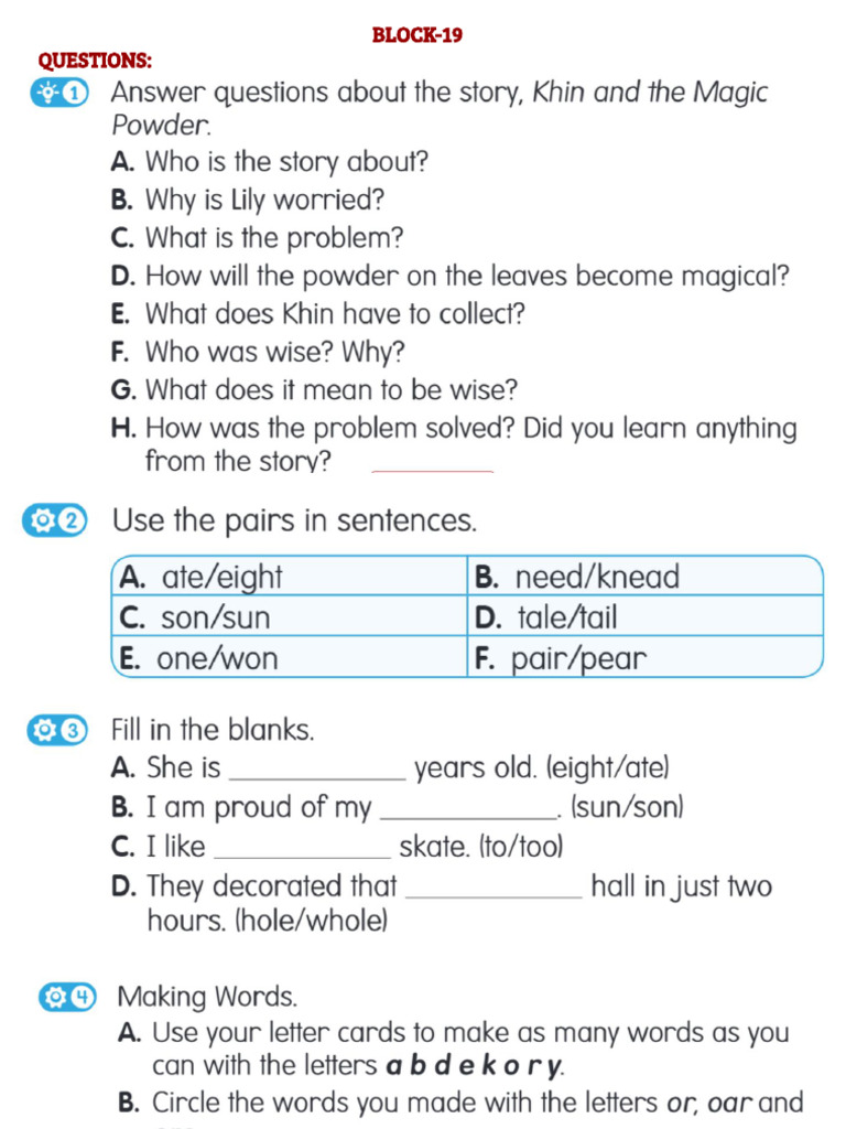 Block-19 & 20 | PDF