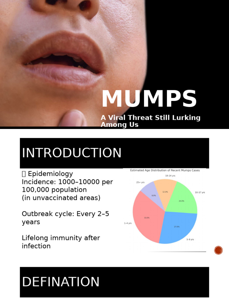Understanding Mumps: Symptoms & Risks | PDF