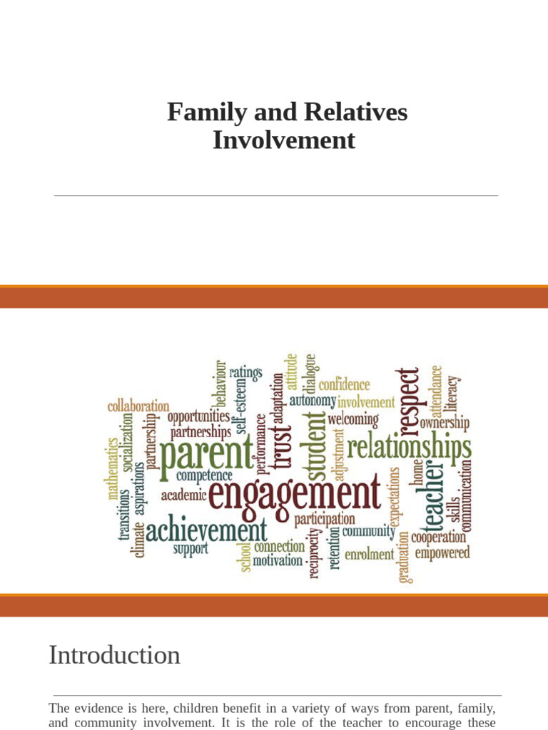 Enhancing Education Through Family Involvement | PDF | Family | Teachers