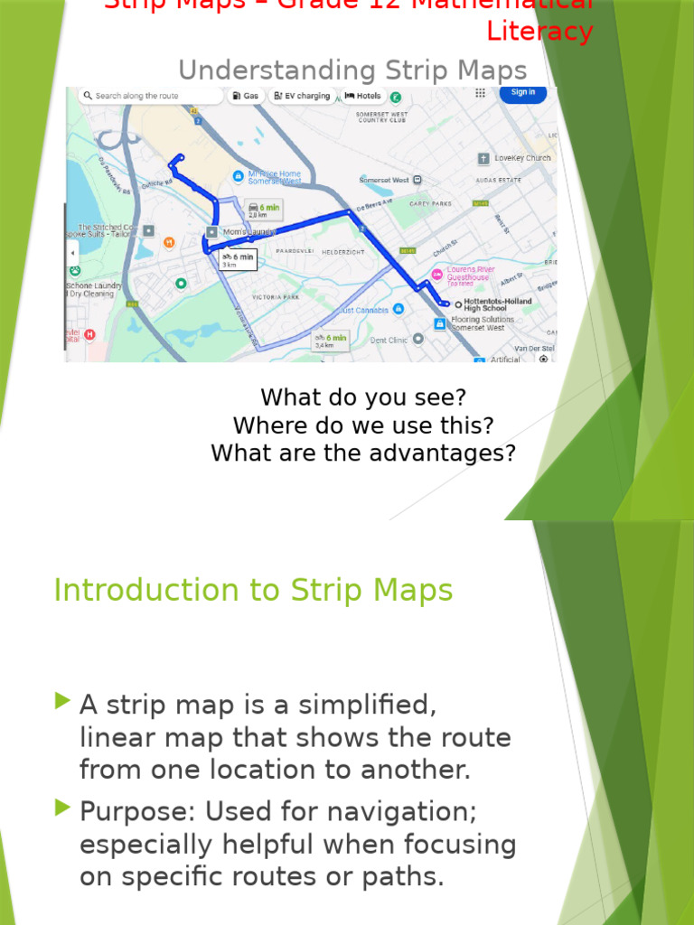Understanding Strip Maps in Maths Lit | PDF