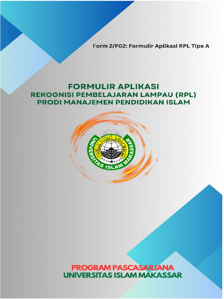 Aplikasi RPL S2 Manajemen Pendidikan Islam | PDF