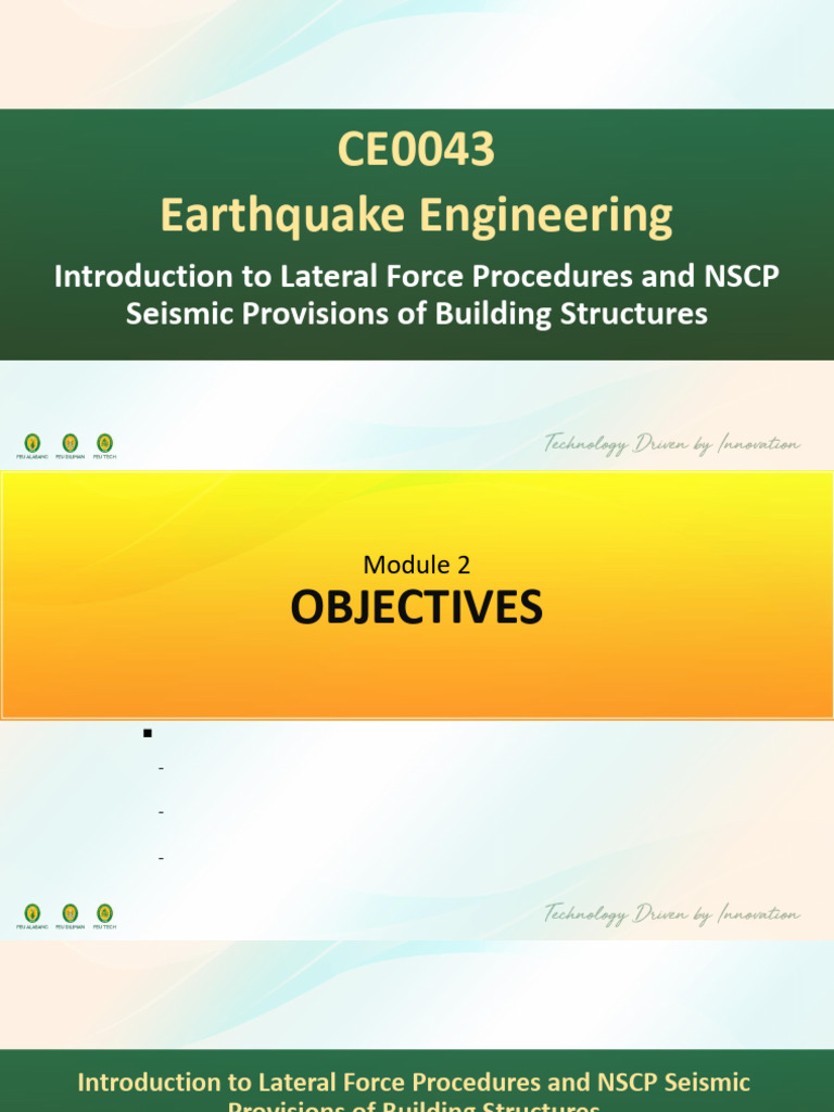 Lateral Force Procedures in Seismic Design | PDF | Wall | Concrete