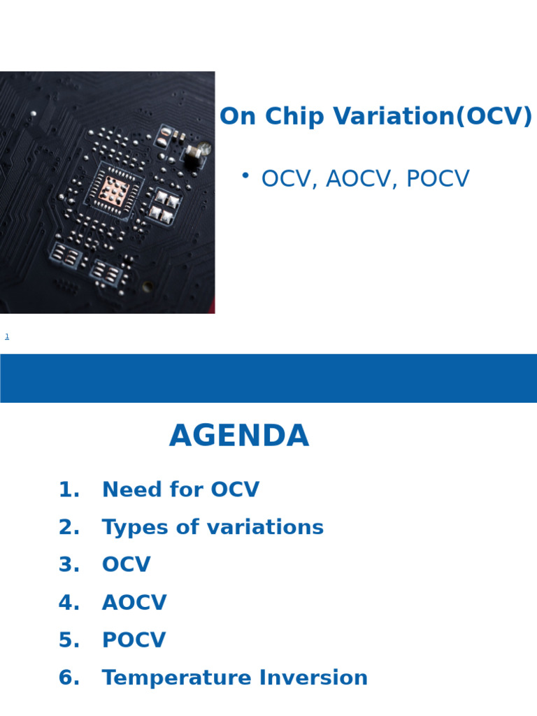 Understanding OCV, AOCV, and POCV Variations | PDF | Field Effect ...
