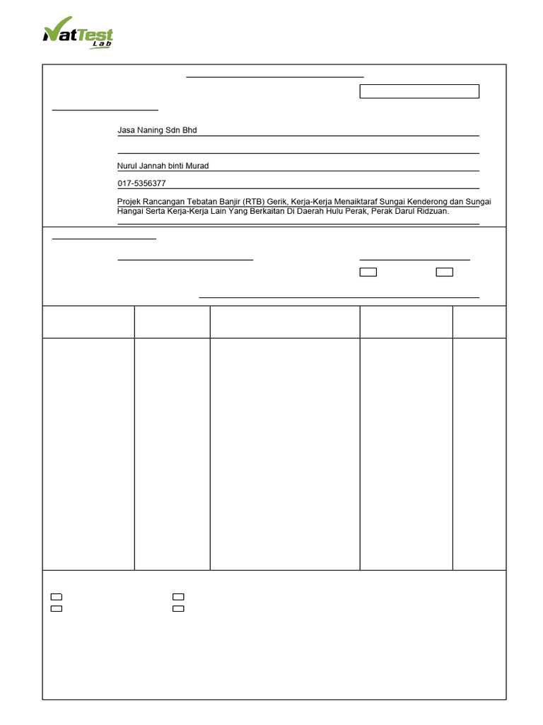 NT-F-LTR-002 LabTesting Request (PNG) - Rev 2023 (Signed) | PDF