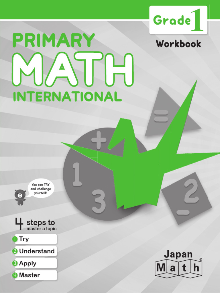 Japanese Math Workbook for Grade 1 | PDF