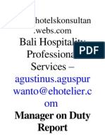 WWW - Hotelskonsultan: Bali Hospitality Professional Services