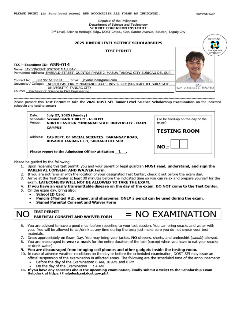 4zCp1eoBYaNacBYC Test Permit-2025!07!17 | PDF | Indemnity