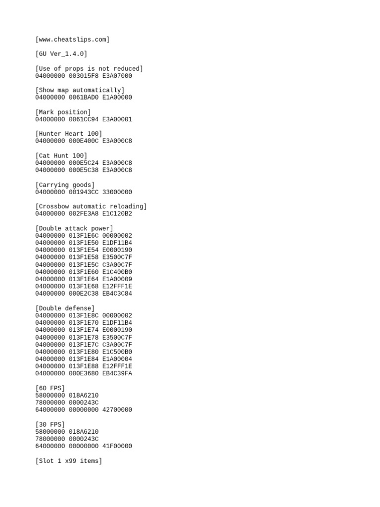 Cheat Codes for Game Enhancements | PDF