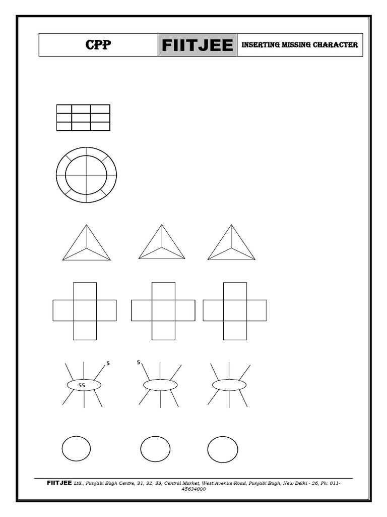 Missing Character Exercises for Students | PDF | Chess Theory | Chess
