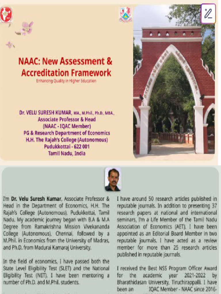NAAC Reform 01 | PDF
