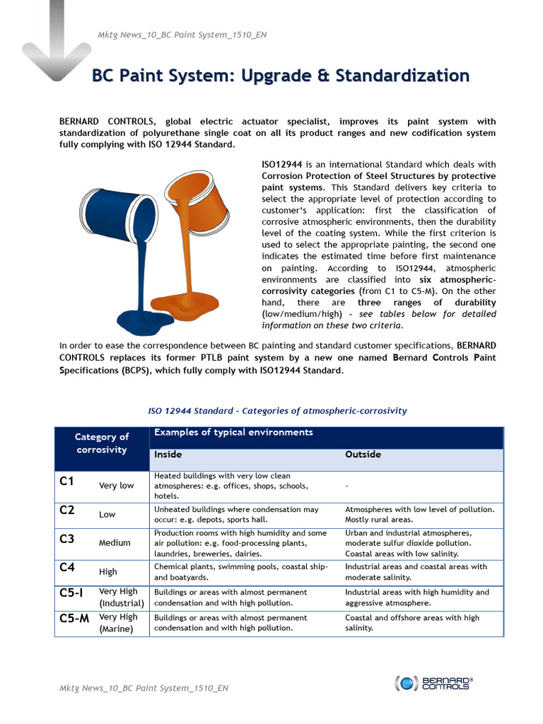 BC Paint System Upgrade & ISO Compliance | PDF | Corrosion | Paint