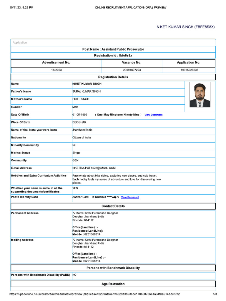 Assistant Public Prosecutor | PDF