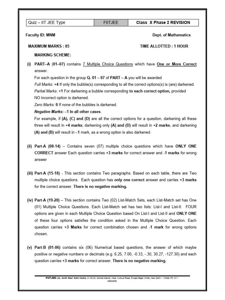 SEHSS Mock Test for Class X Mathematics | PDF | Multiple Choice | Triangle