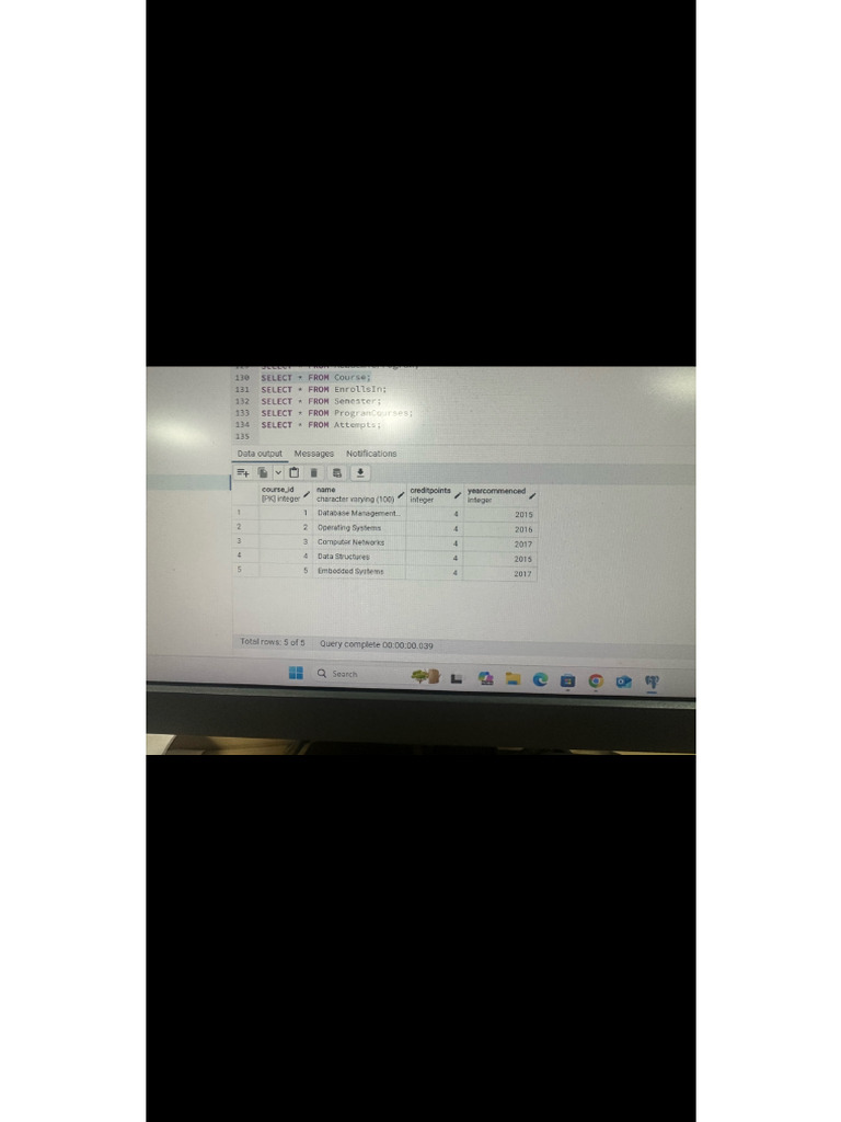 SQ L Table Creation | PDF