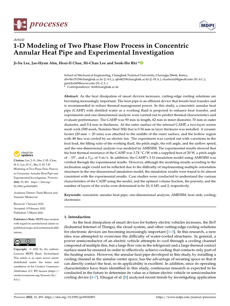 Internal Volume Analysis of Newpipe CAHP | PDF | Heat | Thermodynamics