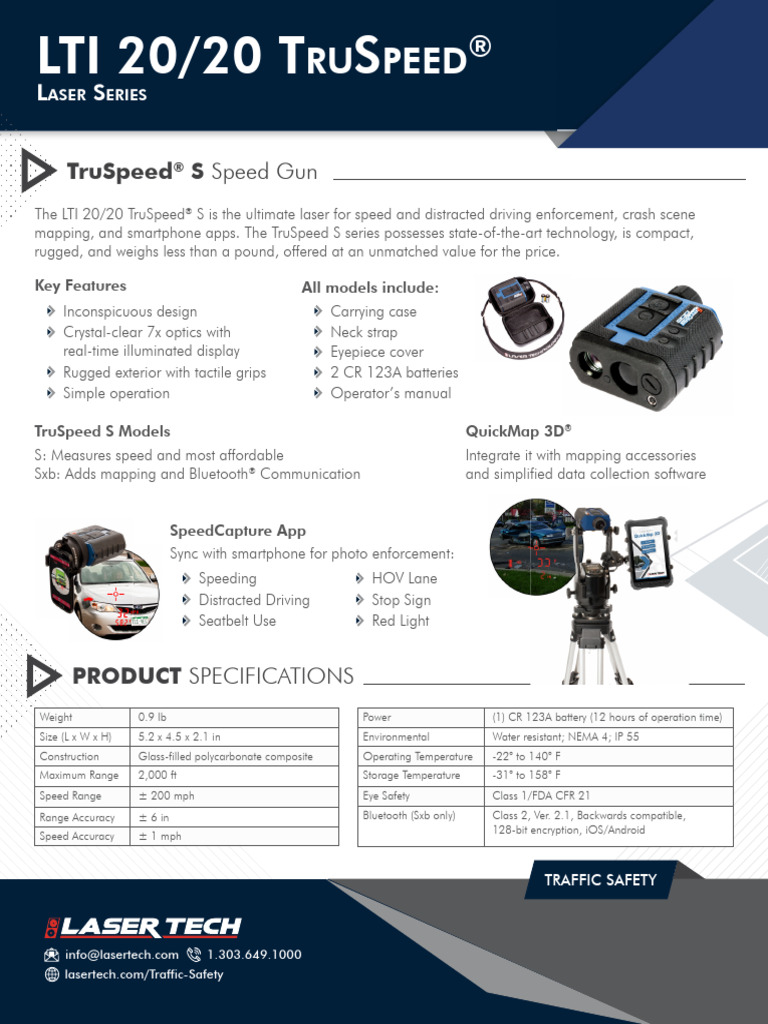 TruSpeed Laser Series Specifications | PDF | Smartphone