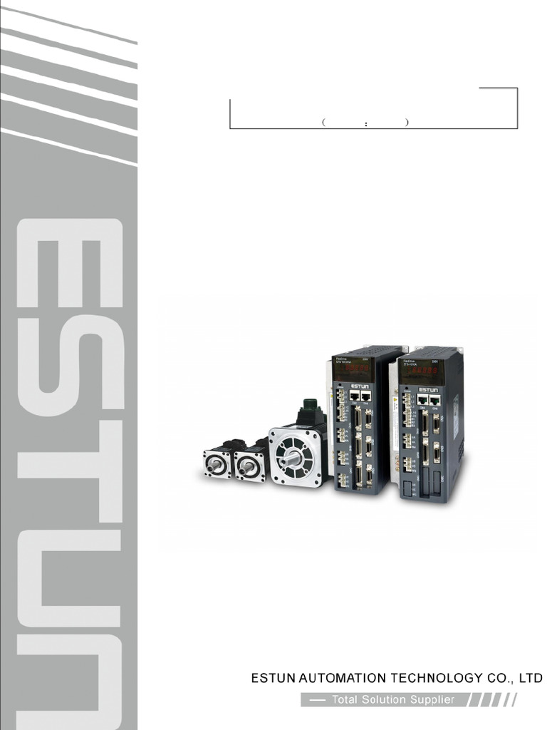 ETS Series AC Servo Manual Guide | PDF | Power Supply | Electrical ...