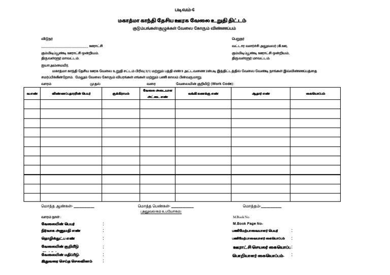 Form - 6 | PDF