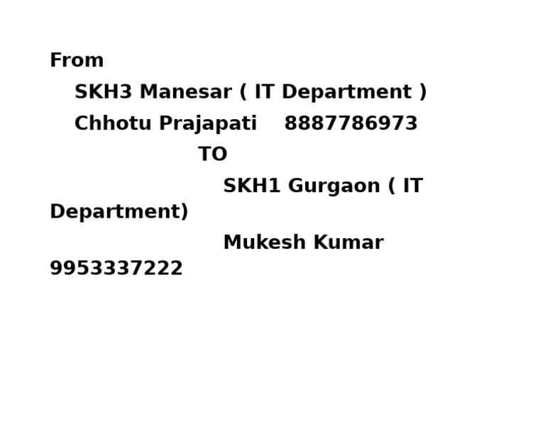 Delivery Card | PDF