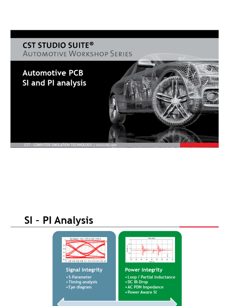 Signal and Power Integrity Analysis | PDF | Electrical Impedance ...
