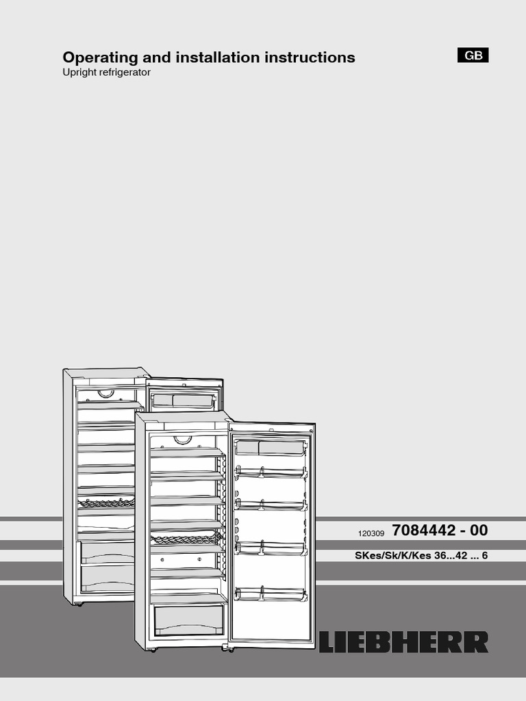 Upright Refrigerator Installation Guide | PDF | Electrical Connector ...