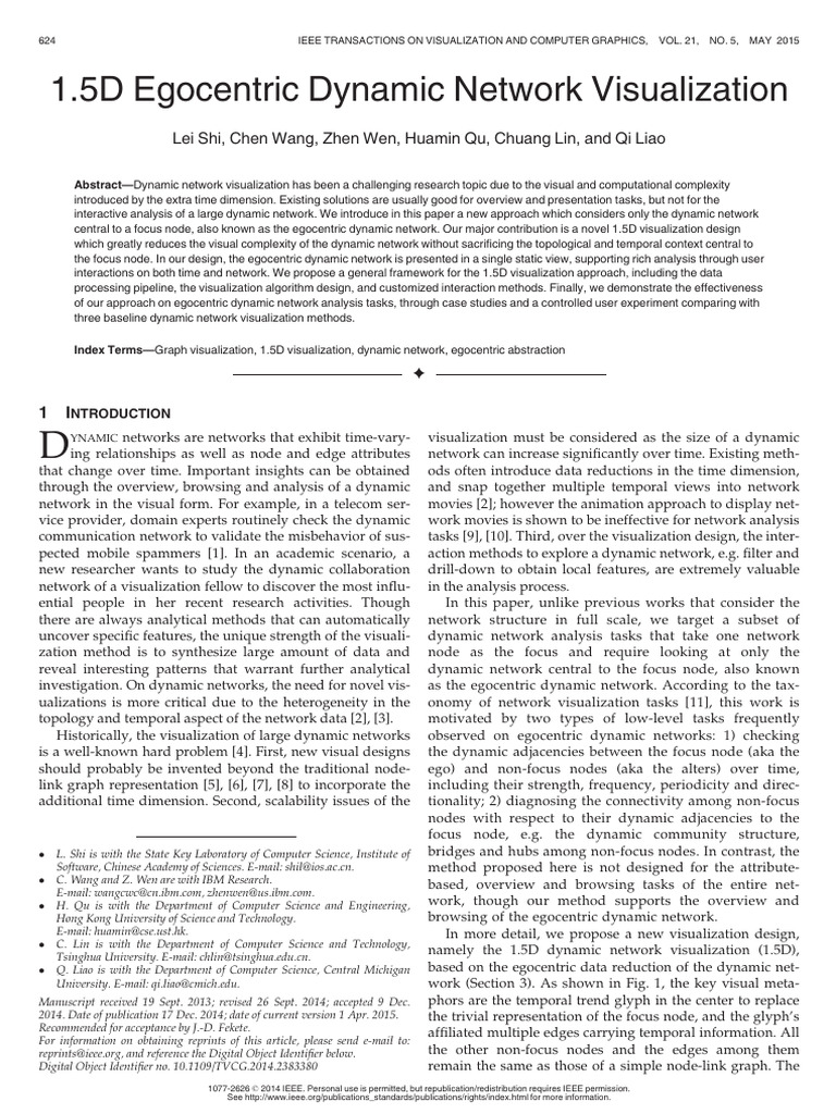 1.5D Visualization of Egocentric Networks | PDF | Vertex (Graph Theory ...