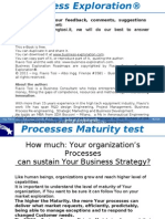Process Maturity Test - Business process organization maturity model BPMM