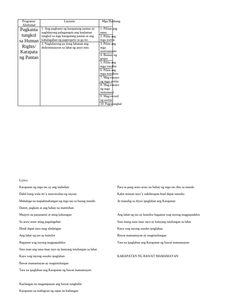 Programa | PDF