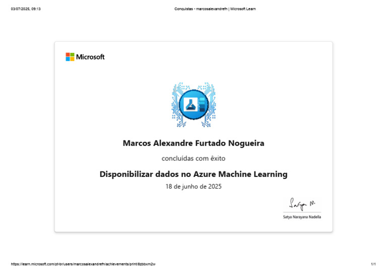 Dados no Azure Machine Learning | PDF