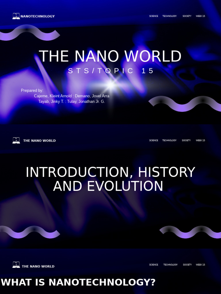 Overview of Nanotechnology Principles | PDF | Nanotechnology | Physical ...